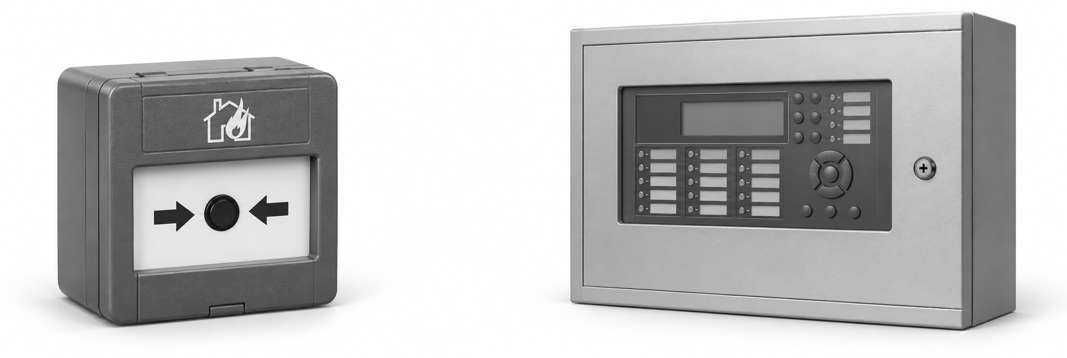Fire alarm user tests equipment illustration